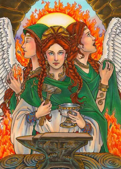 Brigid - goddess of fire, healing, and poetry