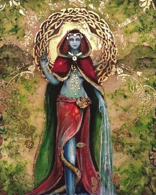 Danu - mother goddess associated with the land, rivers, and fertility